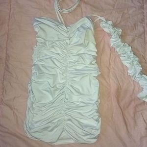 Halter mini dress
